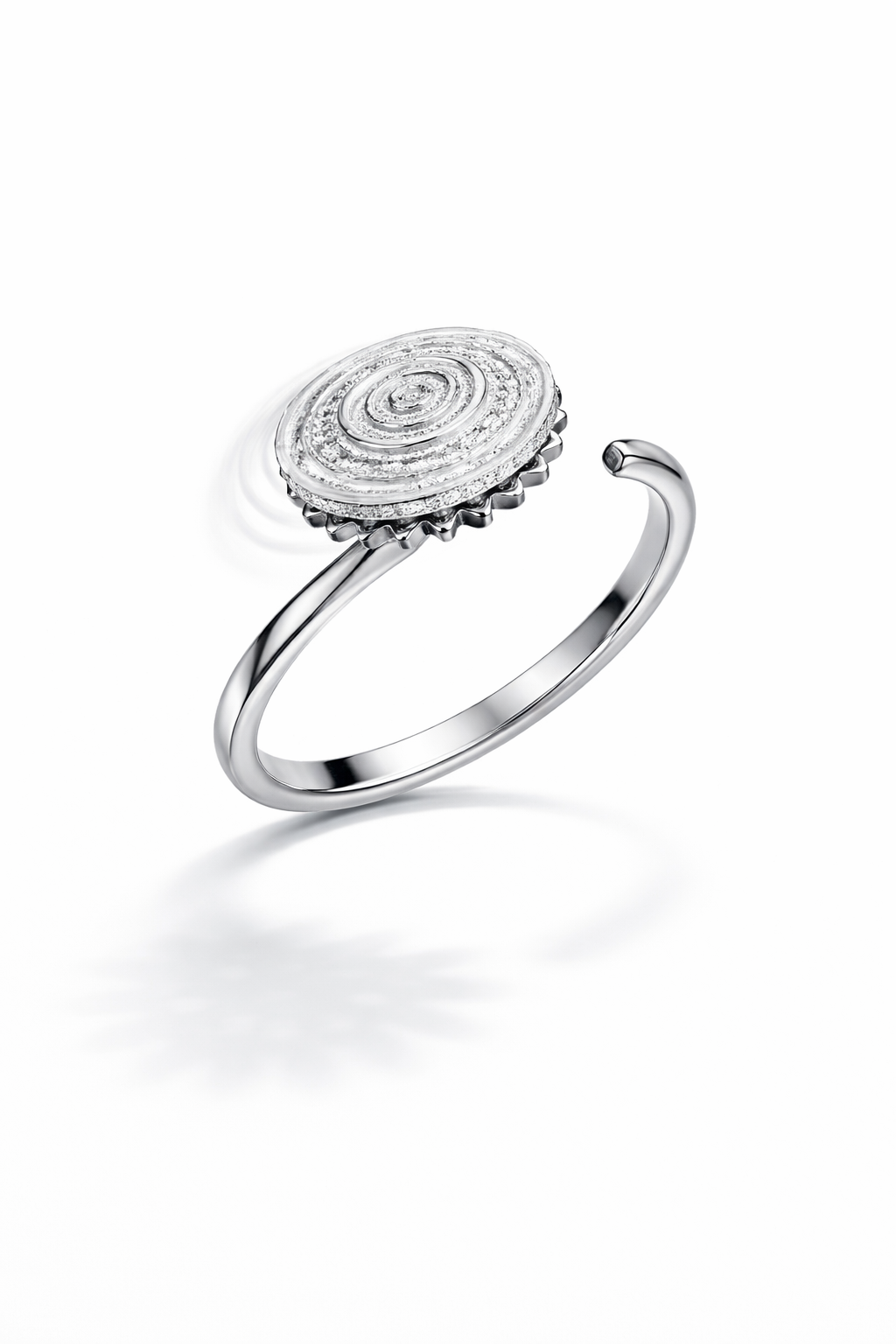 ÖYKÜM TAKI - NO STRESS RING SILVER