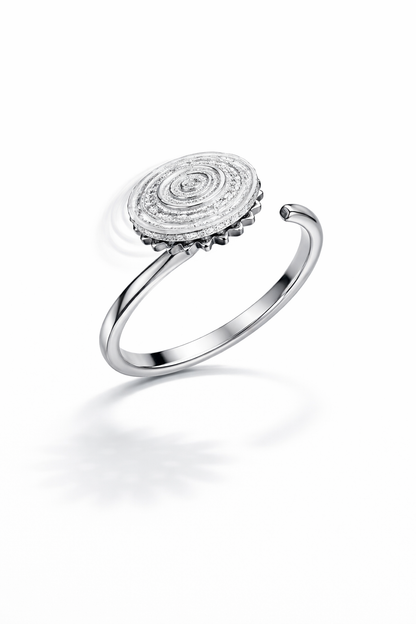 ÖYKÜM TAKI - NO STRESS RING SILVER