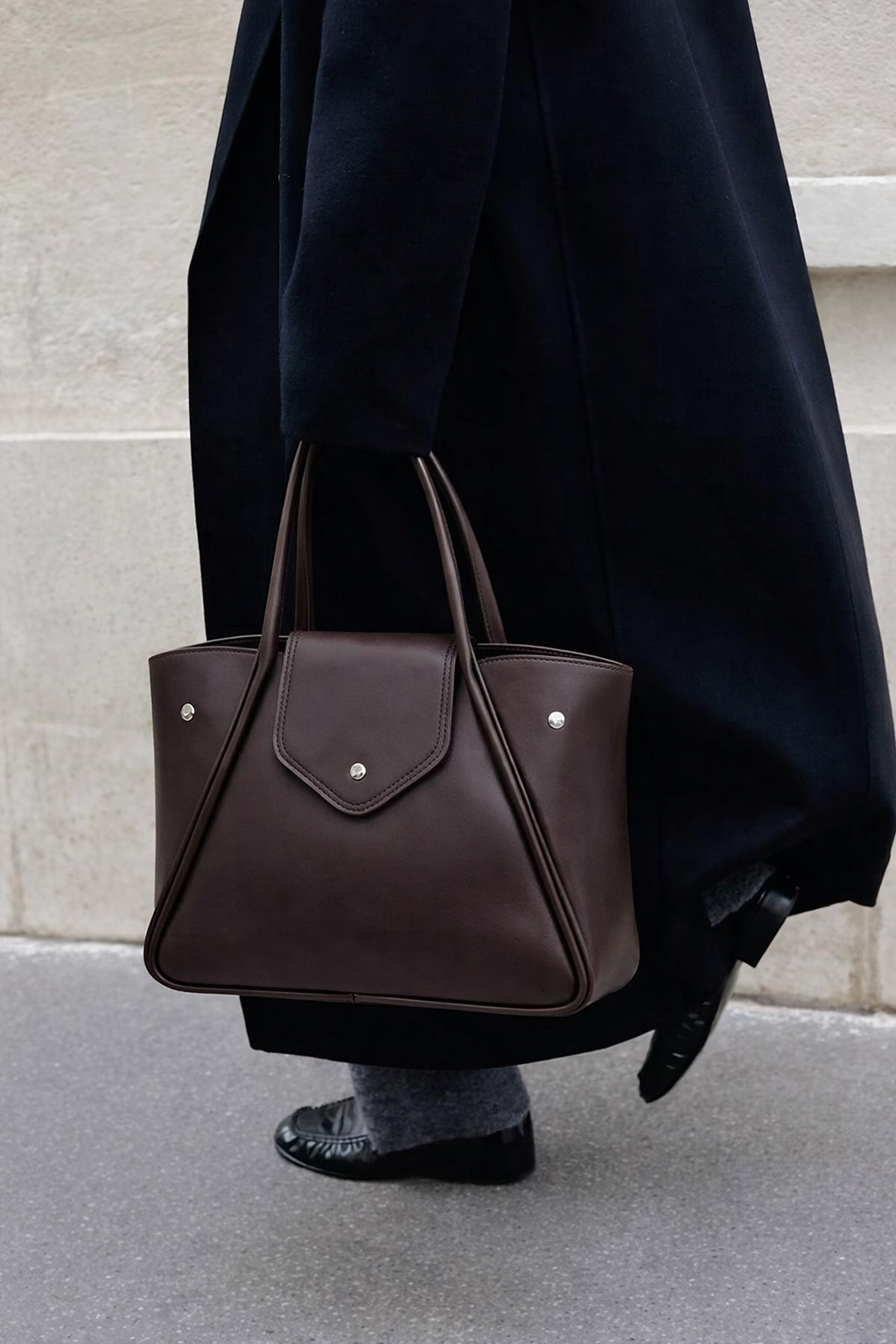 ÖYKÜM ÇANTA - DARK BROWN PLIANT