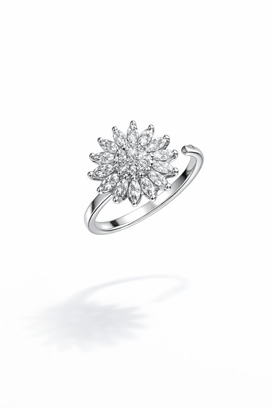 ÖYKÜM TAKI - NO STRESS RING SILVER