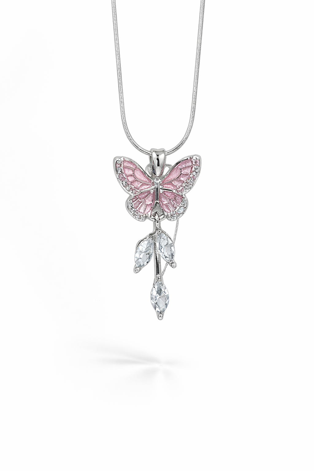 ÖYKÜM KOLYE - PINK BUTTERFLY