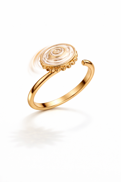 ÖYKÜM TAKI - NO STRESS RING GOLD