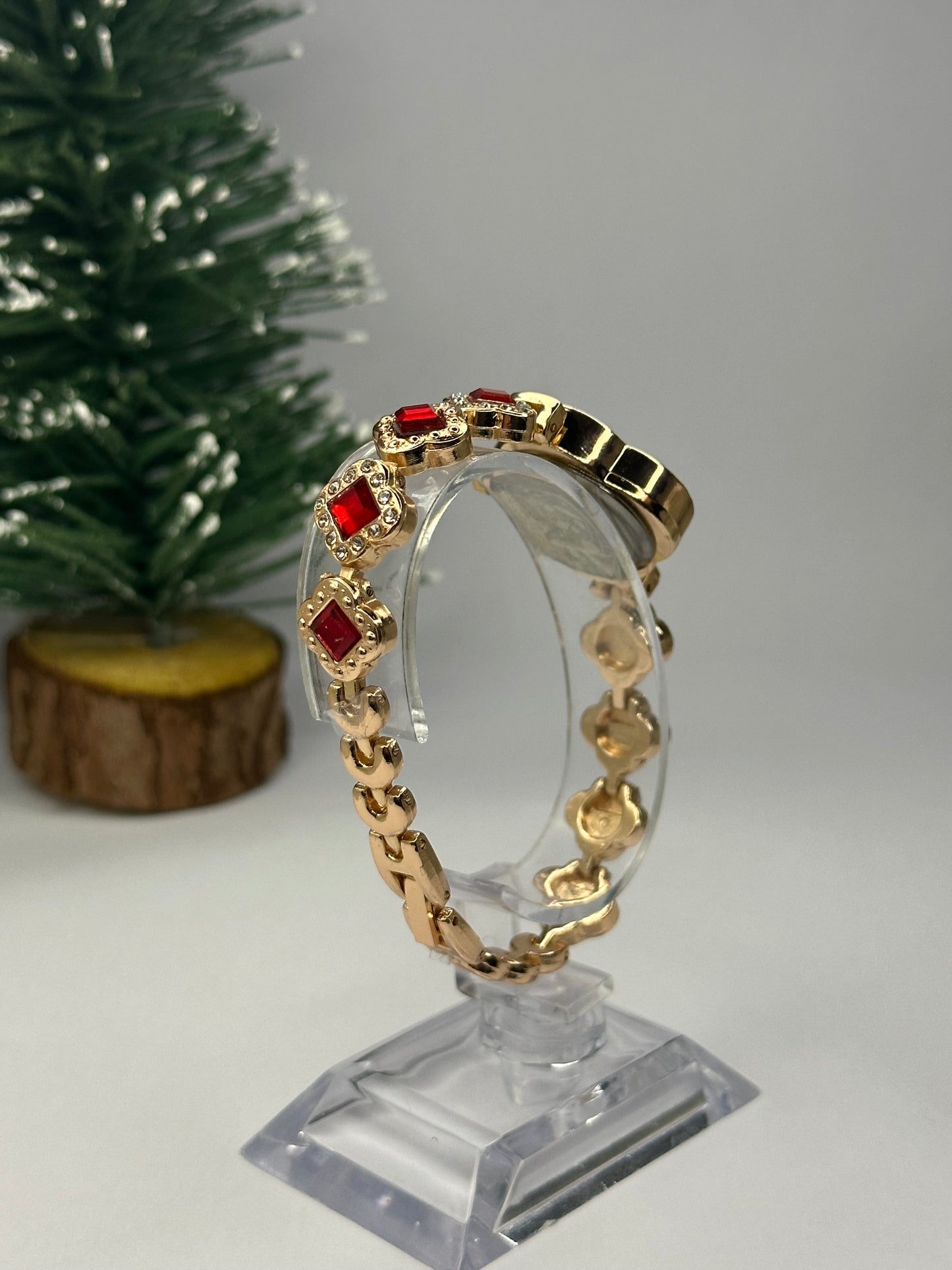 ÖYKÜM SAAT - DÖRT YAPRAKLI YONCA ROSE GOLD