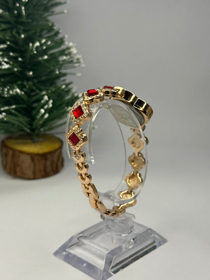 ÖYKÜM SAAT - DÖRT YAPRAKLI YONCA ROSE GOLD